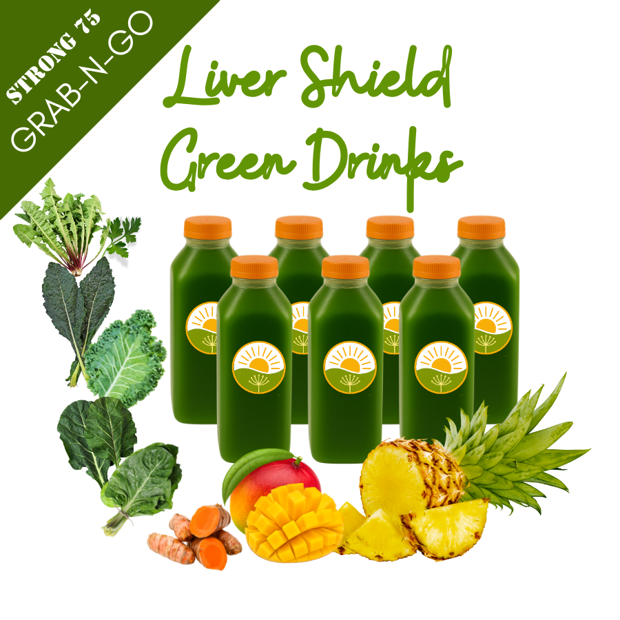Liver Shield STRONG 75 Grab-n-Go Green Drinks
